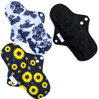 Estampado: Aves Mexicanas - Girasoles - Negro