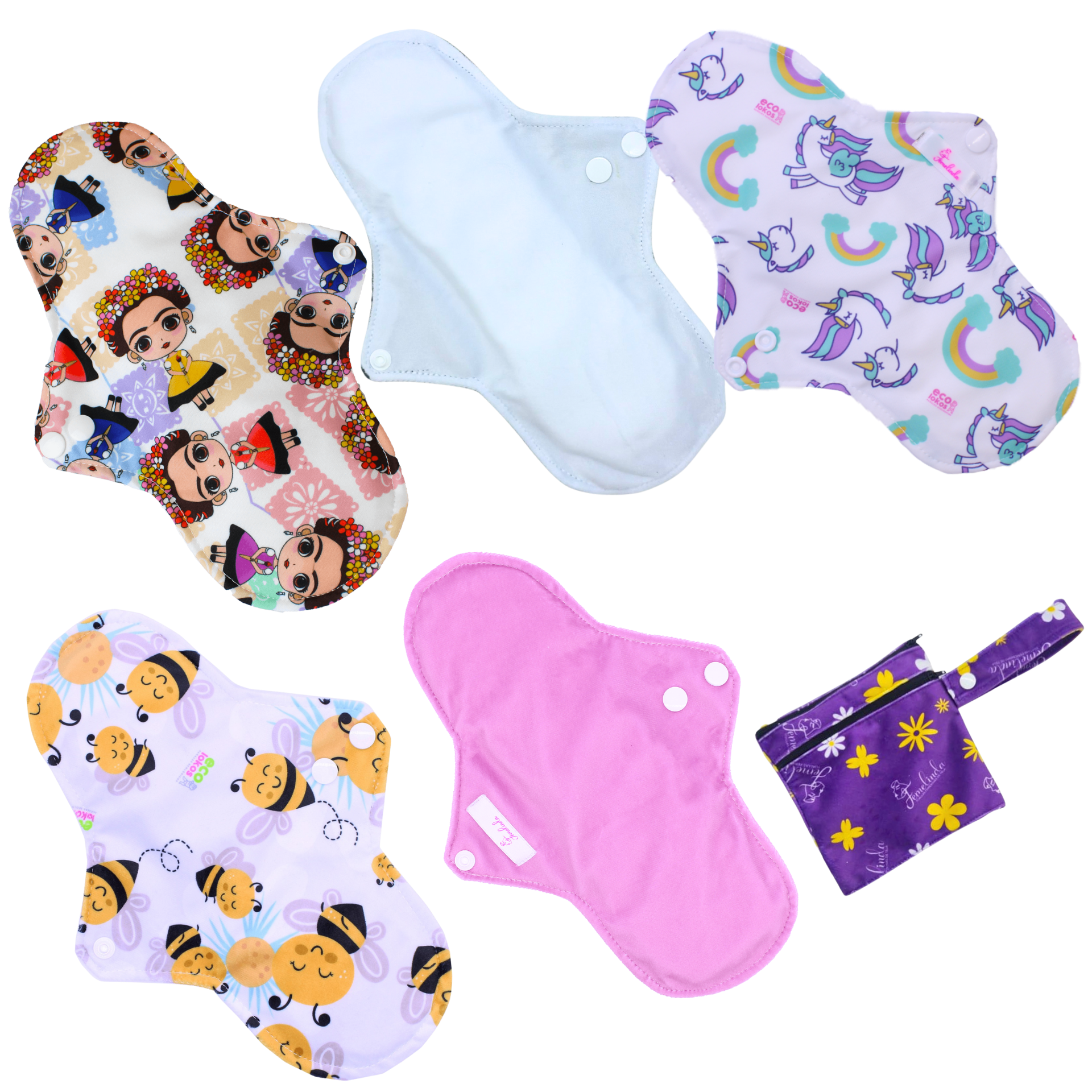 Paquete 5 Regulares + Mini Wetbag