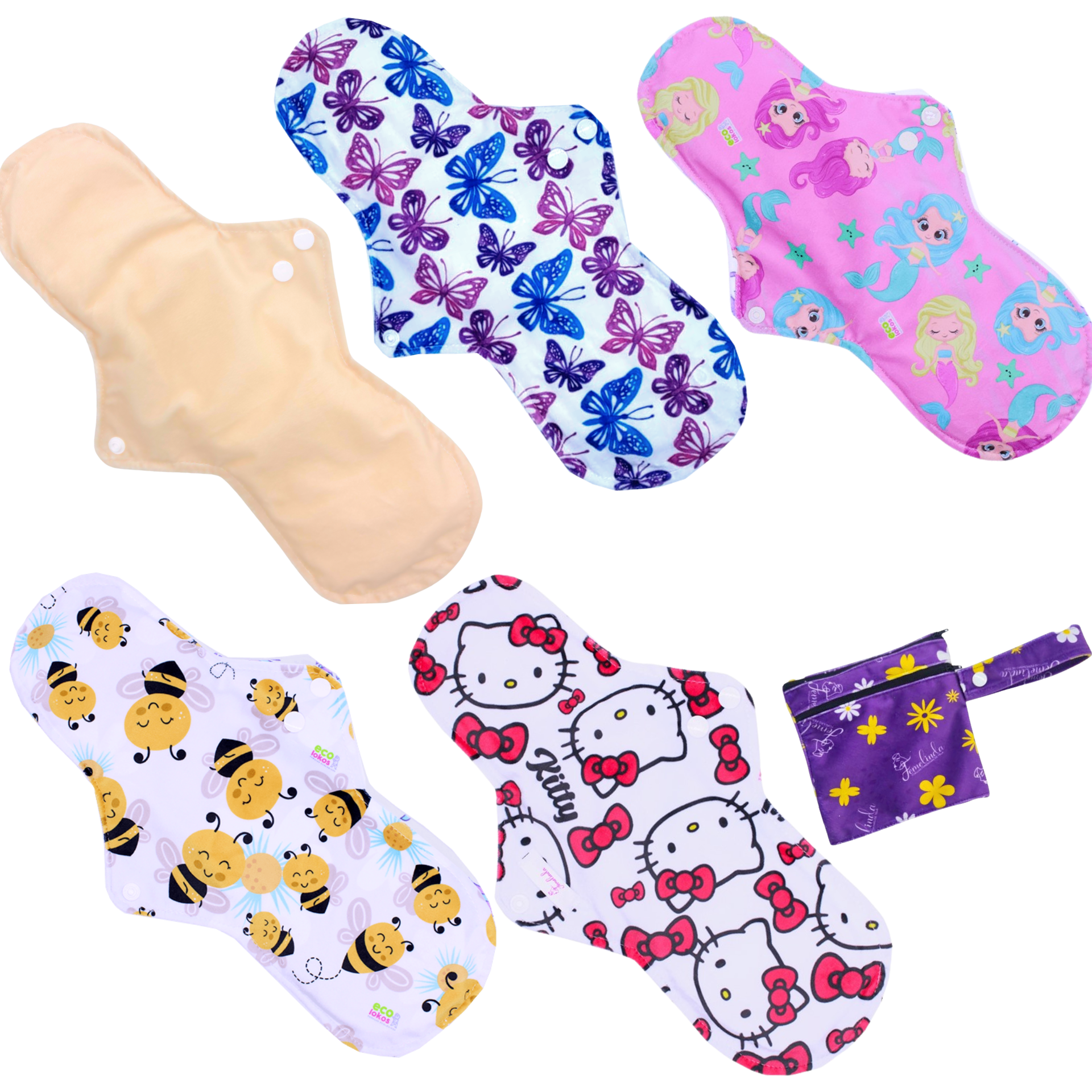 Paquete 5 Nocturnas + Mini Wetbag